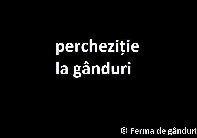 tricou perchezitie